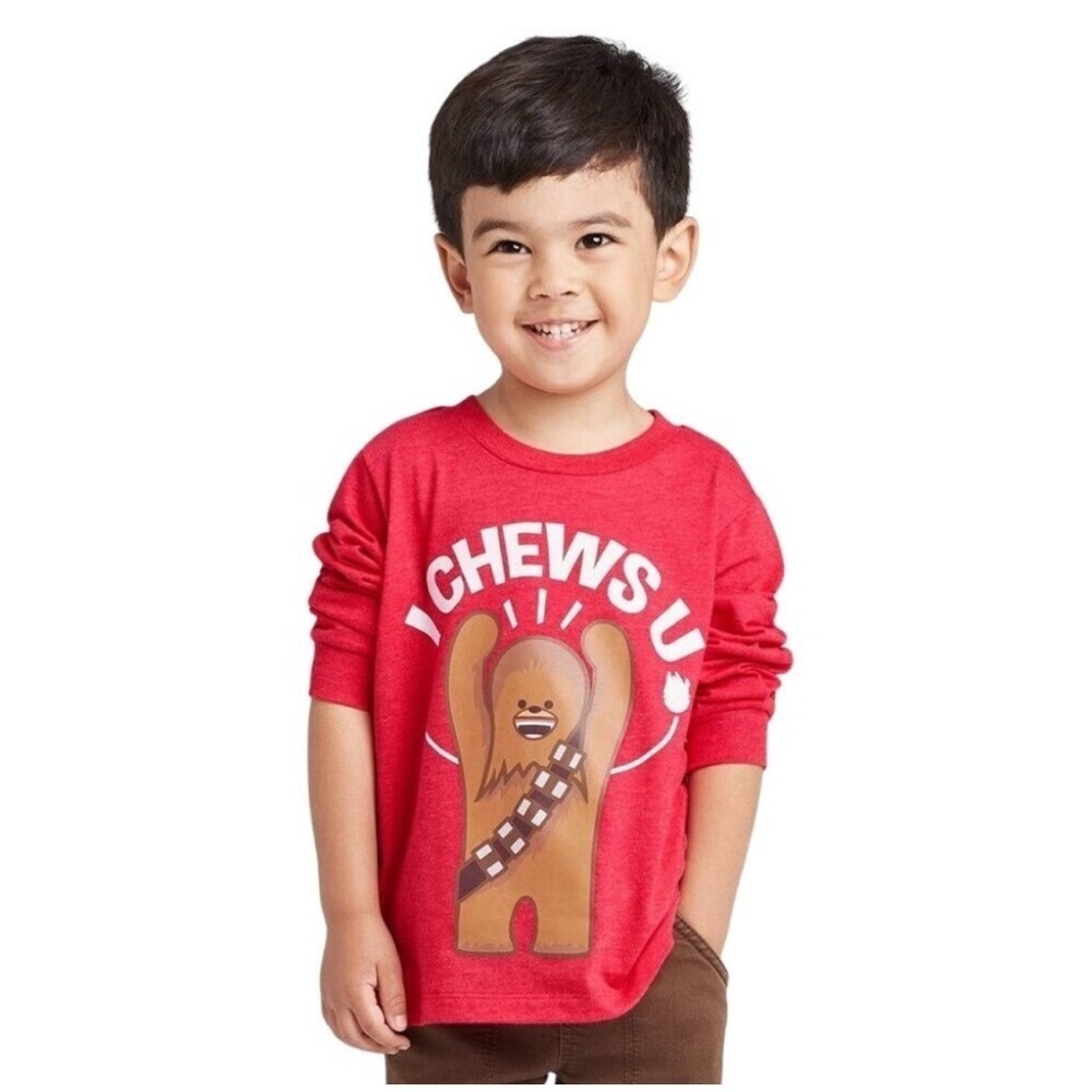 Star Wars Chewbacca Long Sleeve Valentines Day Shirt